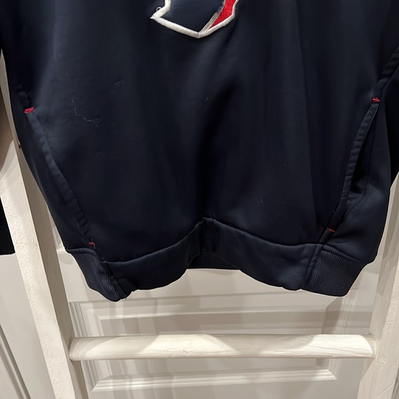 Houston Texans Youth Boys Age 8-9 Deep Steel Blue & Battle Red Hoodie w/Logo - Picture 4 of 7